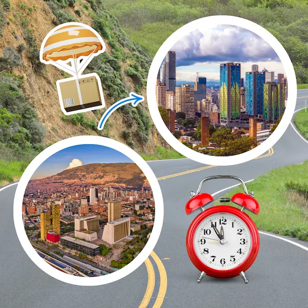 Envíos Medellín Bogotá el mismo día