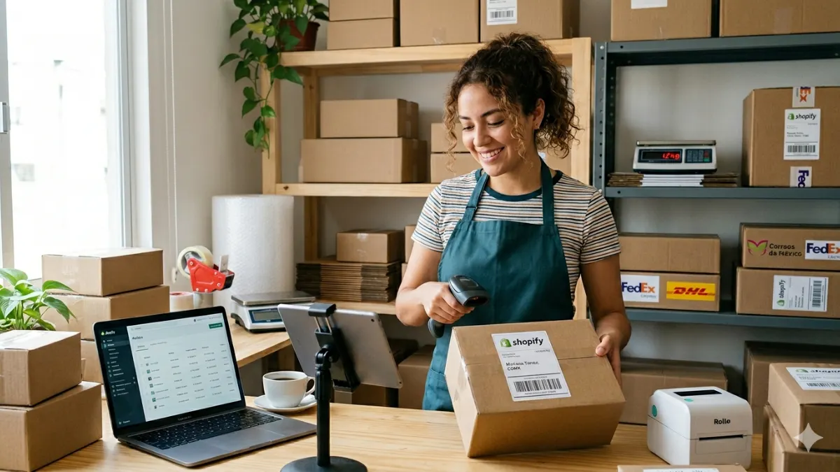 Como hacer entregas de shopify